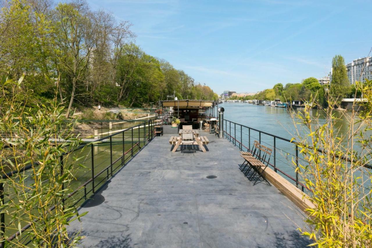 Grande Peniche 4 Ch - 10 Pers -Paris - Ile De Puteaux- Terrasses Vila Exterior foto